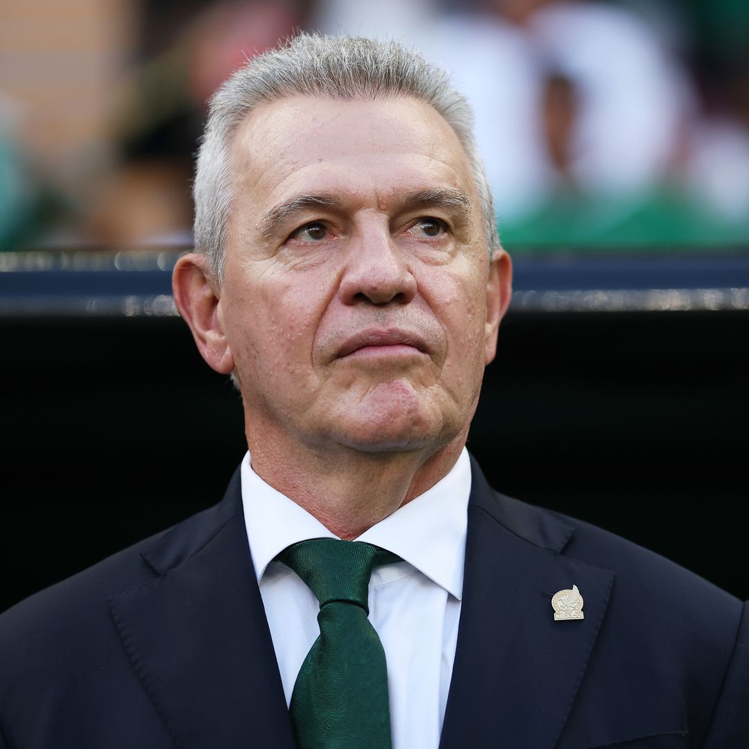 Javier Aguirre durante un partido del Mundial 2026